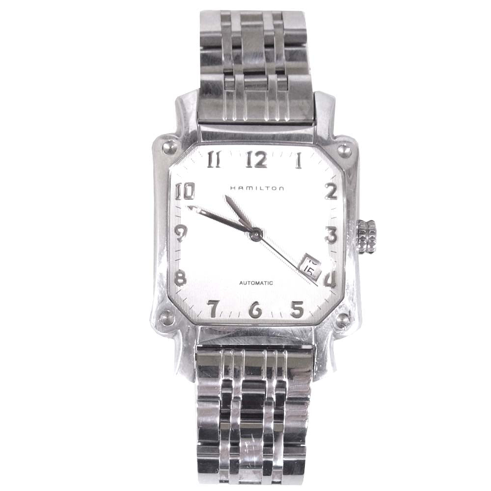 HAMILTON ハミルトン H19415753 ロイド オートマチック 裏スケ 自動巻き リストウォッチ シルバー系【中古】