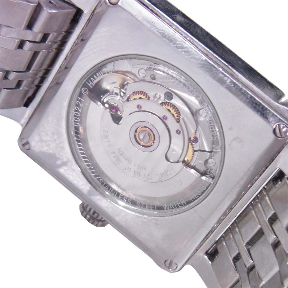 HAMILTON ハミルトン H19415753 ロイド オートマチック 裏スケ 自動巻き リストウォッチ シルバー系【中古】