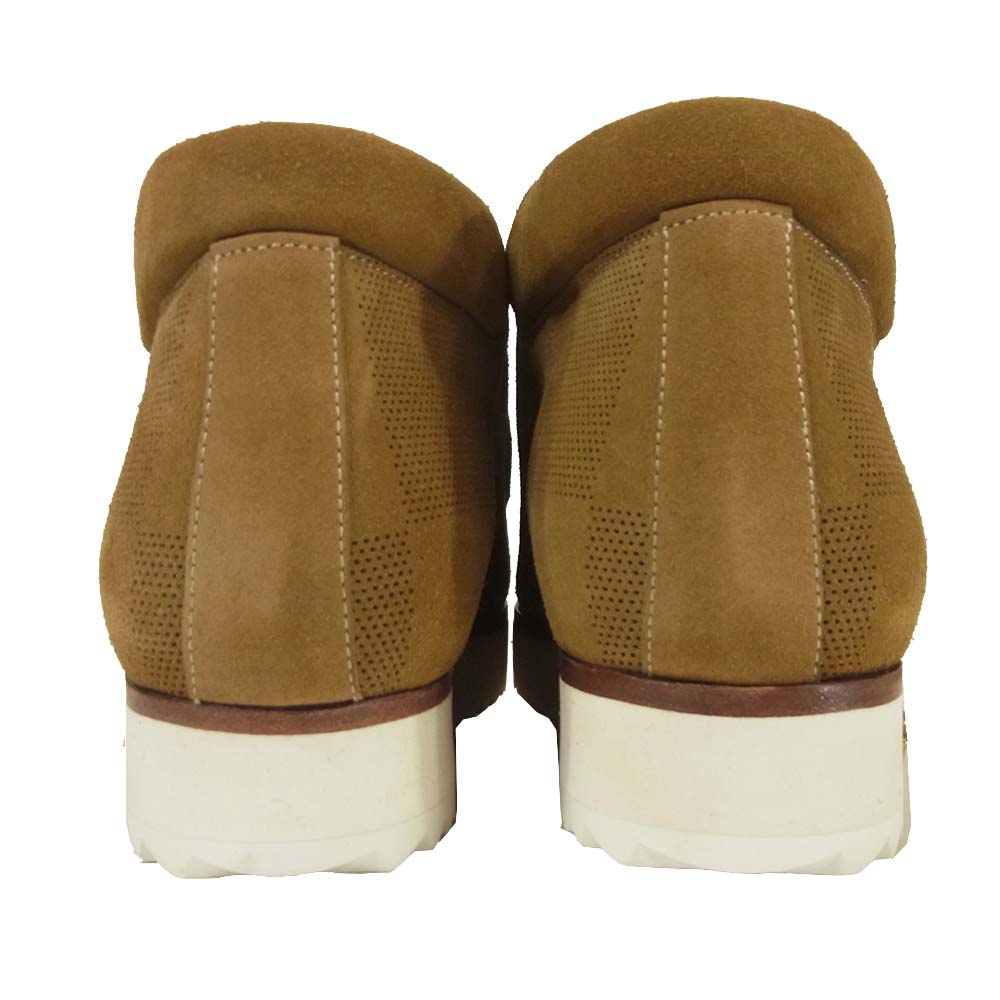 LOUIS VUITTON ルイ・ヴィトン 1A81CZ LVモッズ ライン ダミエ ジャイアントパターン ワラビー ブーツ ブラウン系 8【極上美品】【中古】