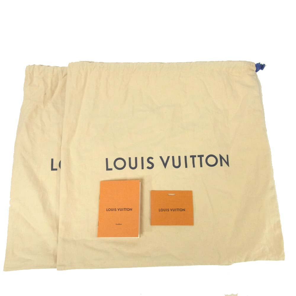 LOUIS VUITTON ルイ・ヴィトン 1A81CZ LVモッズ ライン ダミエ ジャイアントパターン ワラビー ブーツ ブラウン系 8【極上美品】【中古】