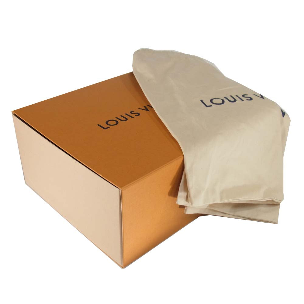 LOUIS VUITTON ルイ・ヴィトン 1A81E8 LVモッズ ライン アンクル モノグラム ワラビー ブーツ ブラウン系 8【極上美品】【中古】