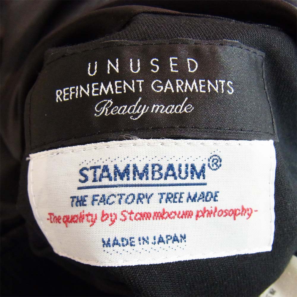 UNUSED アンユーズド US1010 STAMMBAUM リバーシブル スカジャン