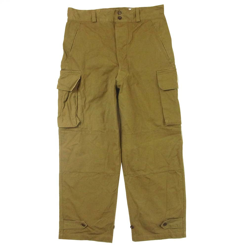 フランス軍 M-47 Cargo 前期タイプ カーゴパンツ カーキ系 35【中古】