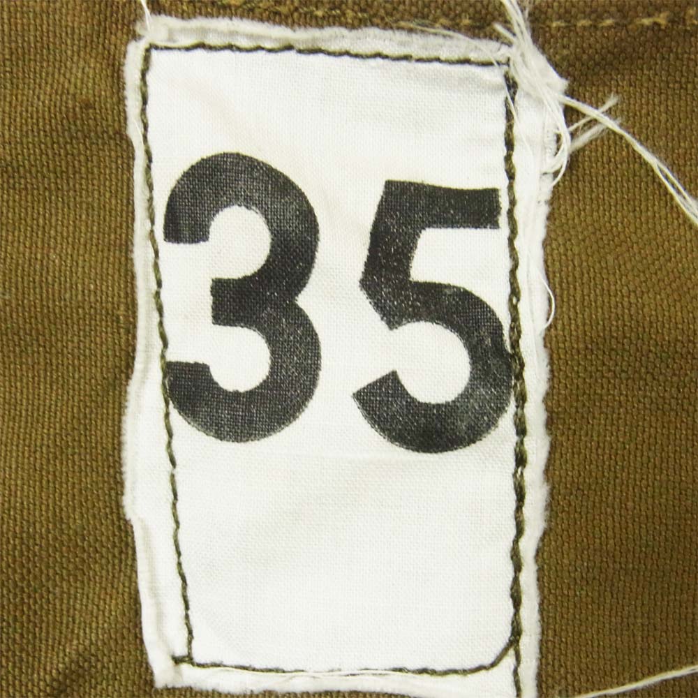 フランス軍 M-47 Cargo 前期タイプ カーゴパンツ カーキ系 35【中古】