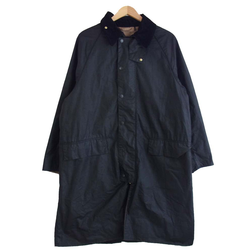 Barbour バブアー 20AW Barbour os Burghley バブアー オーバーサイズ バーレー オイルド ジャケット ブラック系 38【新古品】【未使用】【中古】