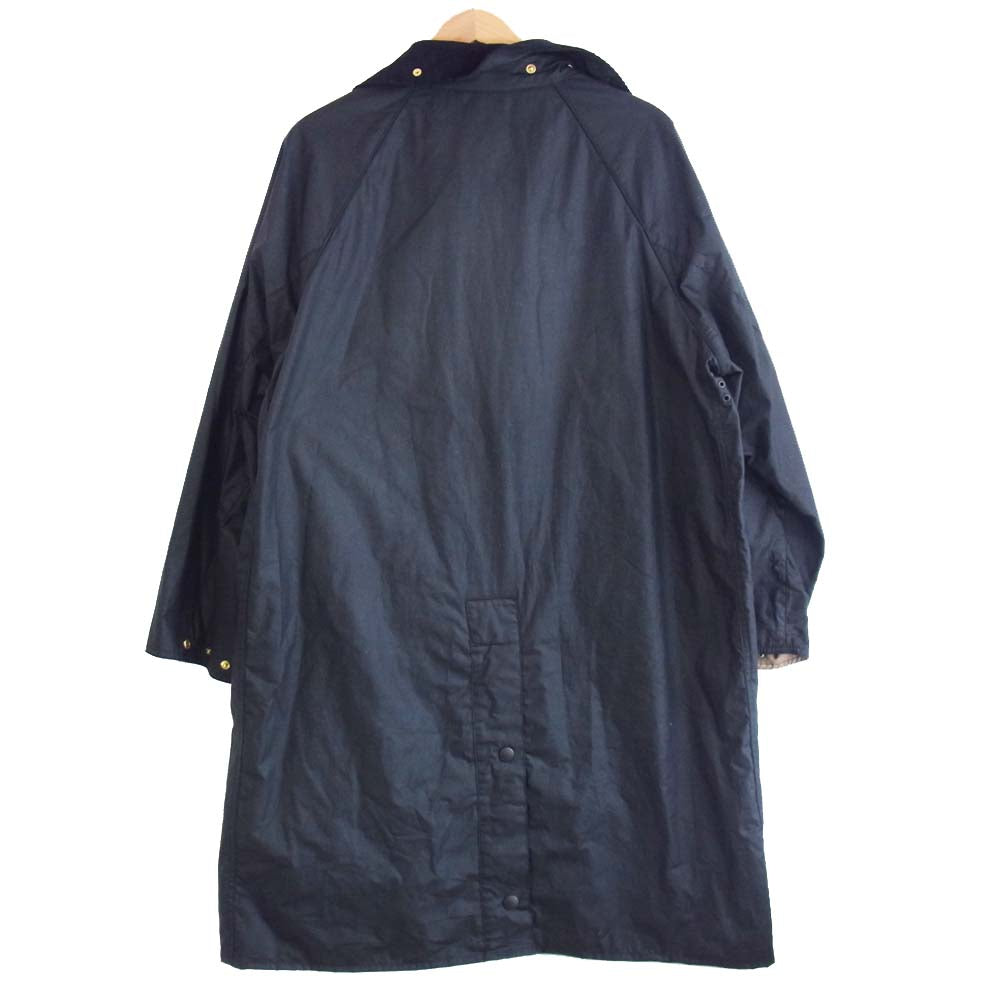 Barbour バブアー 20AW Barbour os Burghley バブアー オーバーサイズ バーレー オイルド ジャケット ブラック系 38【新古品】【未使用】【中古】