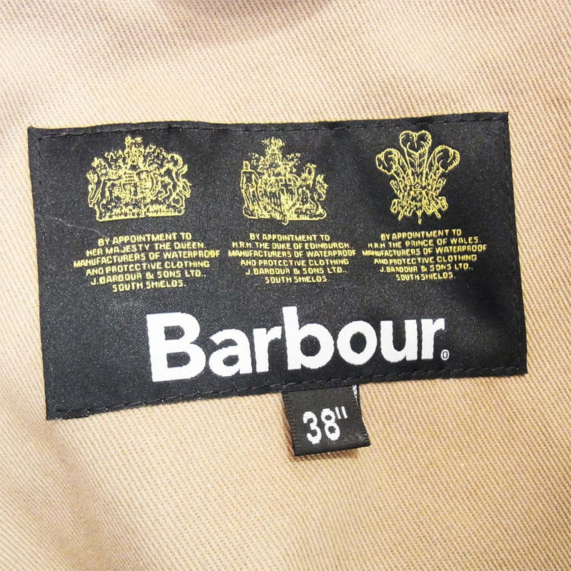 Barbour バブアー 20AW Barbour os Burghley バブアー オーバーサイズ バーレー オイルド ジャケット ブラック系 38【新古品】【未使用】【中古】