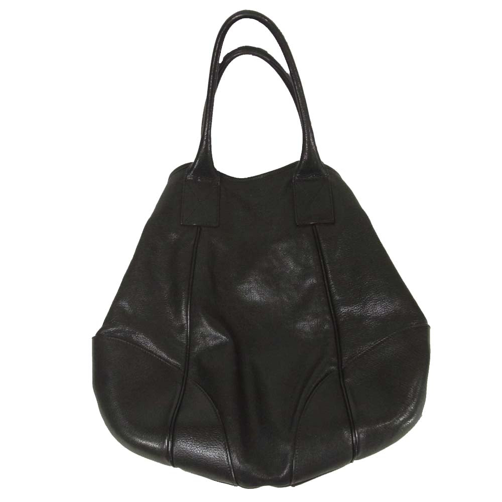 DOLCE&GABBANA ドルチェアンドガッバーナ 内側レオパード トート バッグ イタリア製 ブラック系【中古】