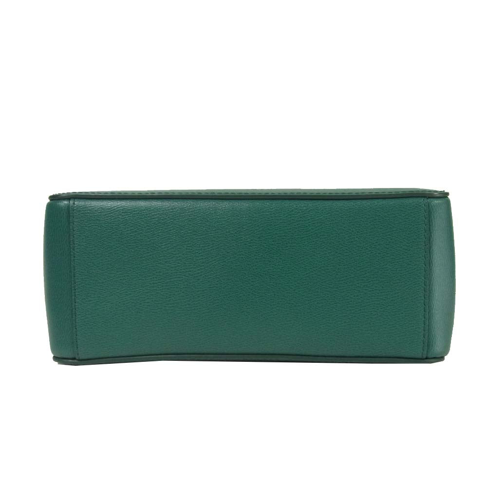 SMYTHSON スマイソン Grosvenor グロブナー ショルダー バッグ 2way イタリア製 グリーン系【中古】