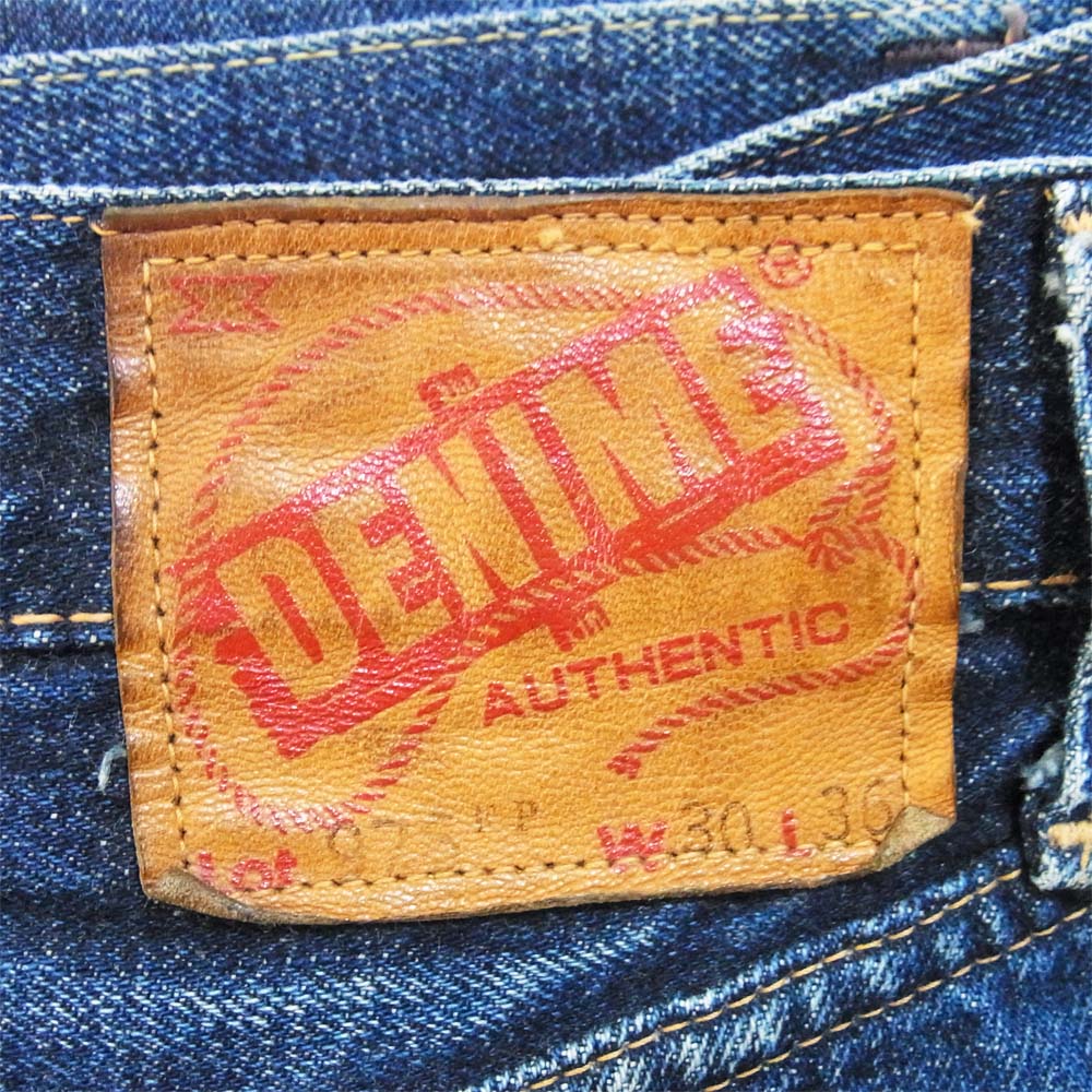 Denime ドゥニーム 975 黄耳 デニム パンツ インディゴブルー系 30【中古】