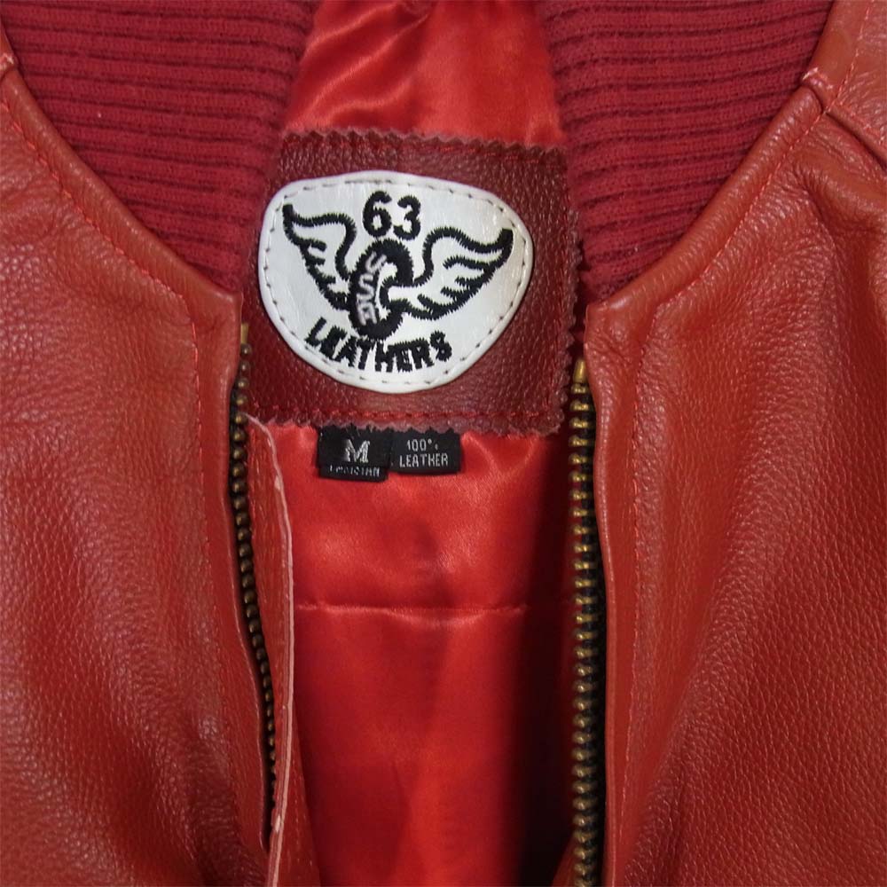 ロクサンレザース レザー ジャケット レッド系 M【中古】