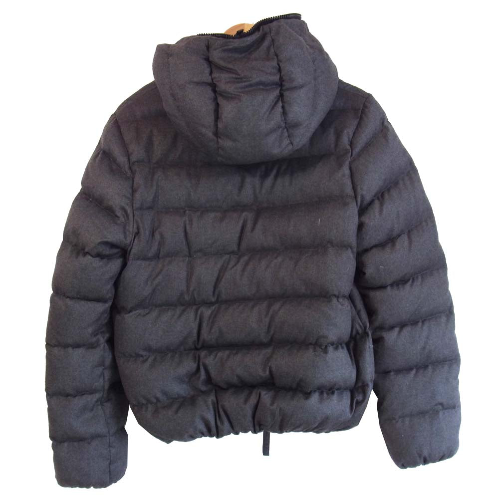 DUVETICA デュベティカ 1863000 国内正規品 フルジップ ウール ダウン ジャケット グレー系 44【中古】