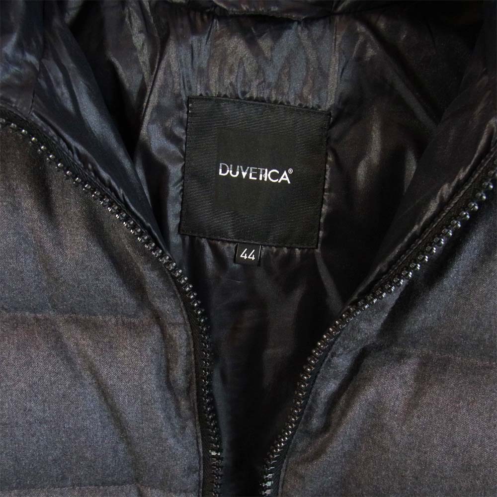 DUVETICA デュベティカ 1863000 国内正規品 フルジップ ウール ダウン ジャケット グレー系 44【中古】
