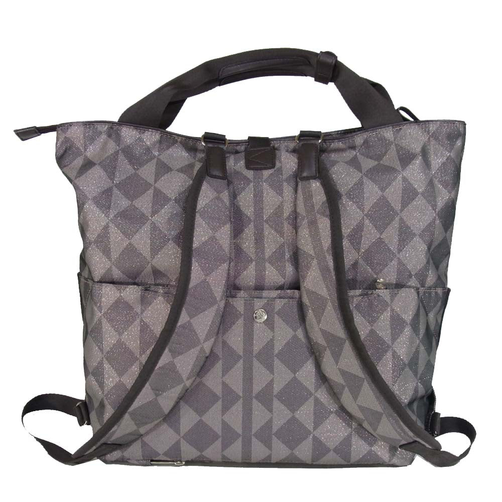 カナナ モノグラム リュック グレー系【美品】【中古】