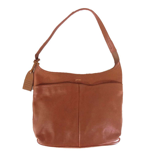 ゲンテン 42062 タスカ レザー ワンショルダー バッグ エンジ系【中古】