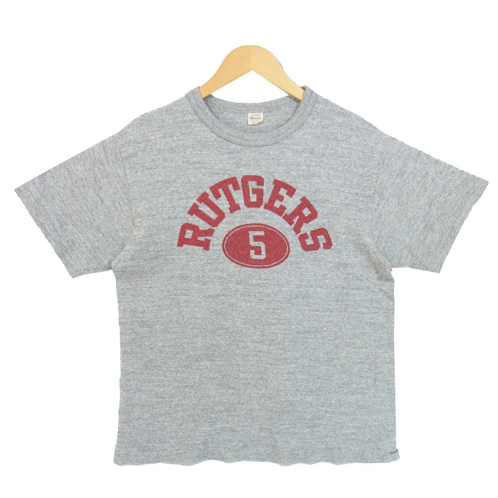 WAREHOUSE ウエアハウス メランジ カレッジ Tシャツ グレー系 M【中古】