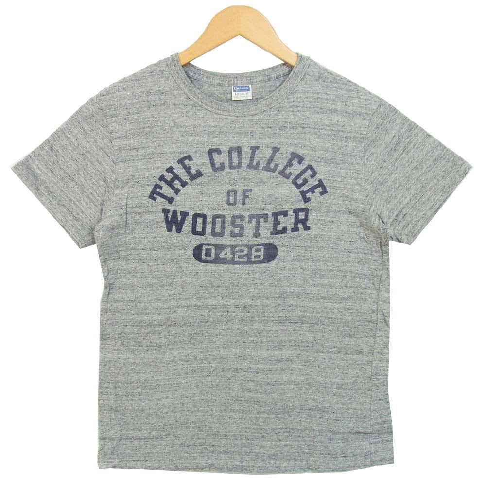 CHESWICK チェスウィック メランジ カレッジ Tシャツ グレー系 M【中古】
