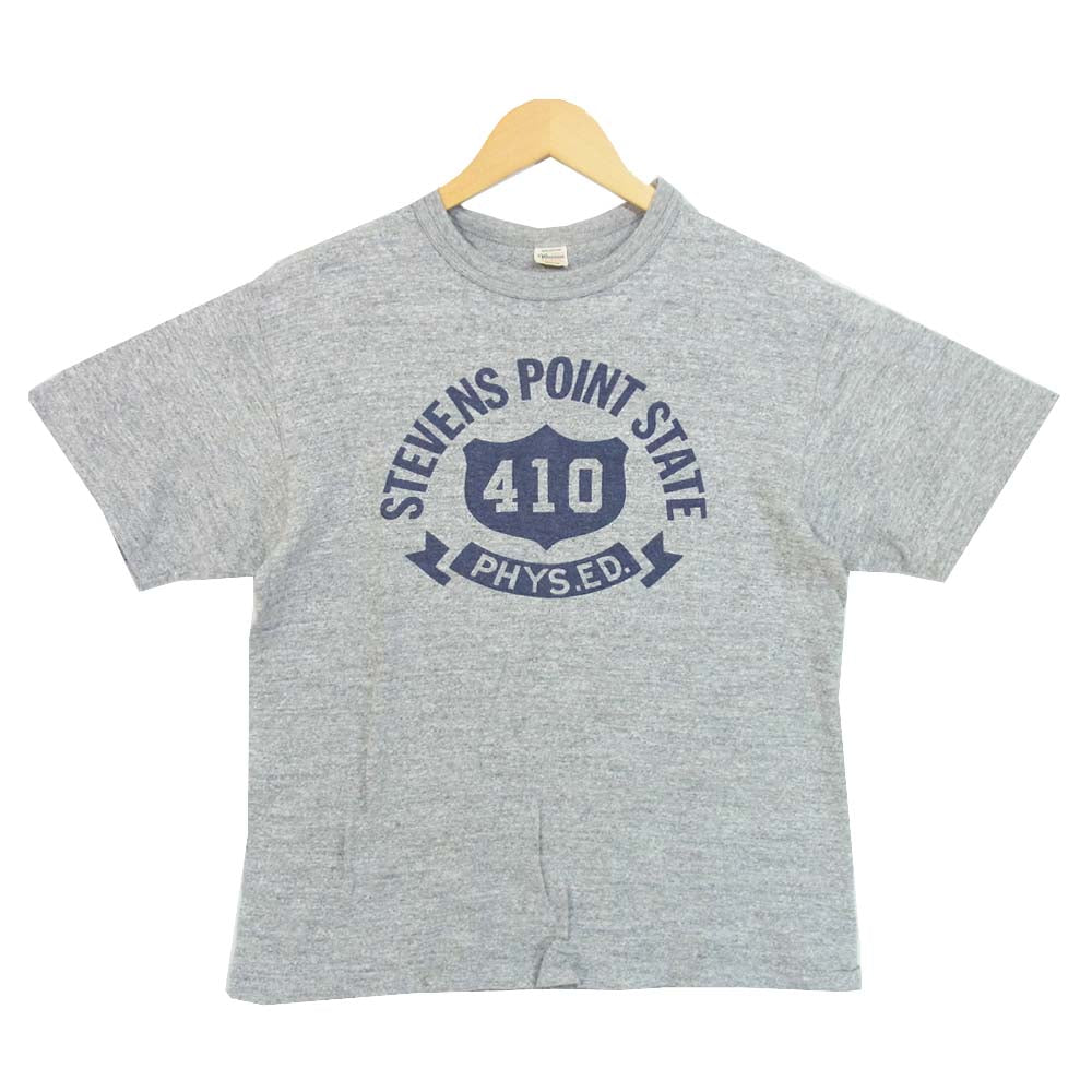 WAREHOUSE ウエアハウス メランジ カレッジ Tシャツ グレー系 M【中古】