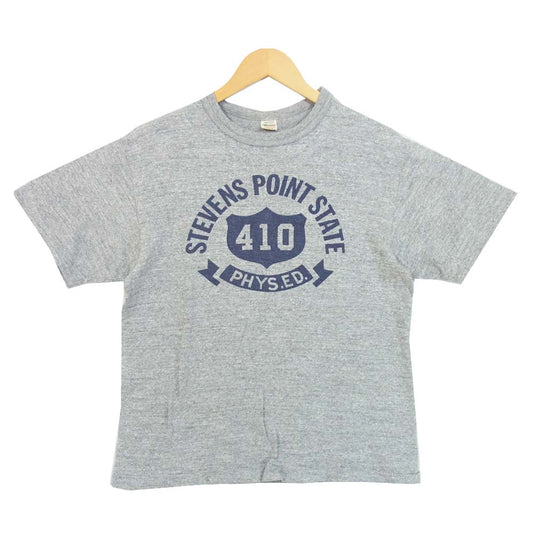 WAREHOUSE ウエアハウス メランジ カレッジ Tシャツ グレー系 M【中古】