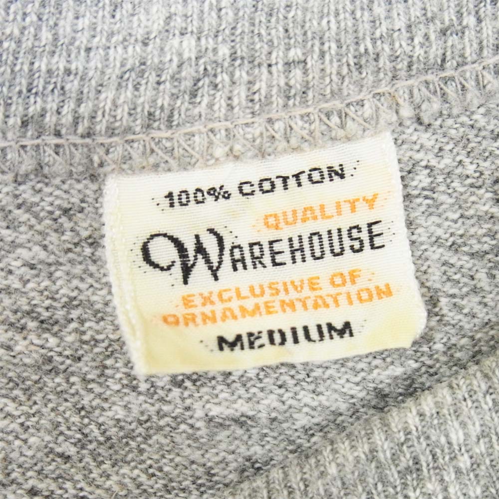 WAREHOUSE ウエアハウス メランジ カレッジ Tシャツ グレー系 M【中古】