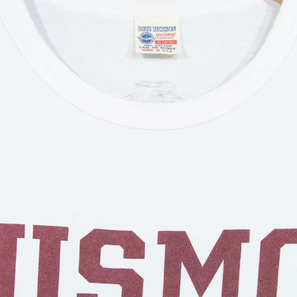 Buzz Rickson's バズリクソンズ USMC Ｔシャツ ホワイト系 M【中古】