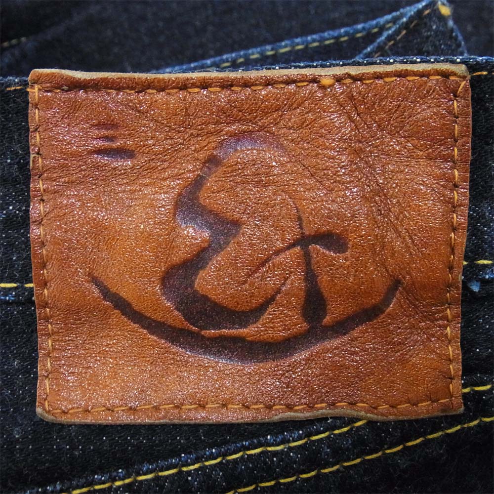 エターナル NO.883 W28 赤耳セルビッジ デニムパンツ インディゴブルー系 34【中古】