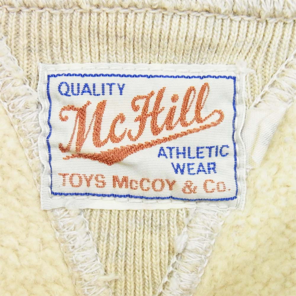 TOY'S McCOY トイズマッコイ McHill マックヒル 両V スウェット ベージュ系 40【中古】