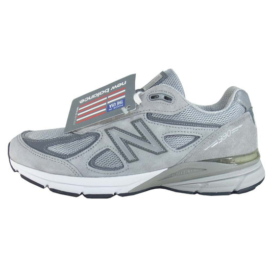 NEW BALANCE ニューバランス M990GL4 USA製 M990 GL4 グレー系 US9.5【新古品】【未使用】【中古】