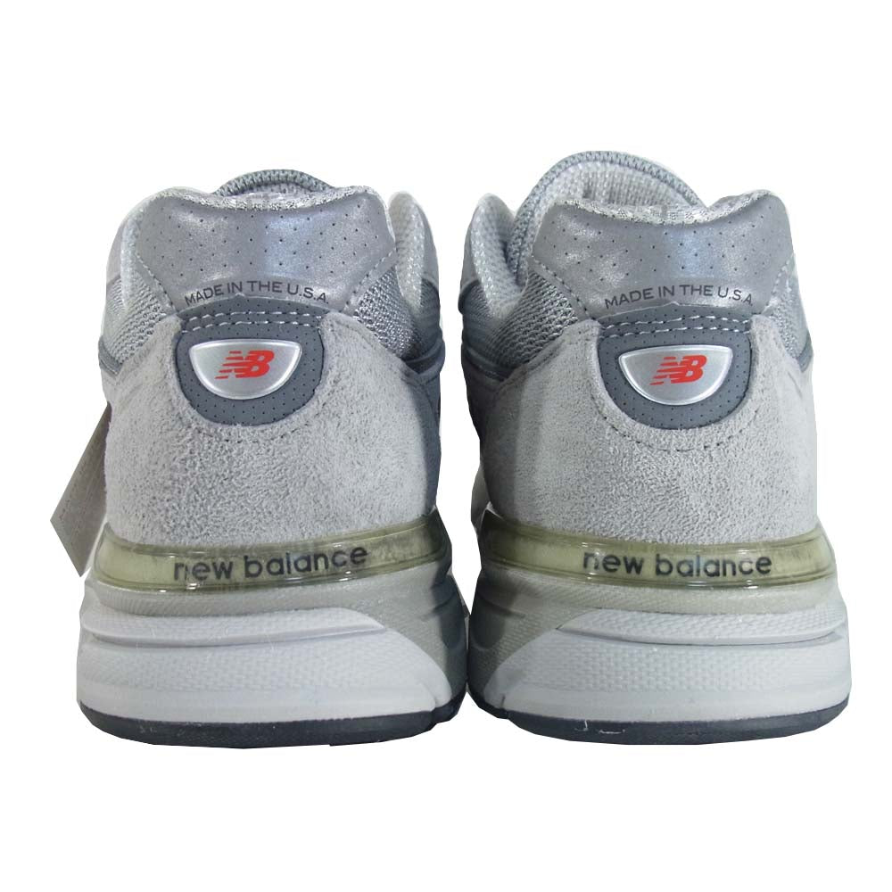 NEW BALANCE ニューバランス M990GL4 USA製 M990 GL4 グレー系 US9.5【新古品】【未使用】【中古】