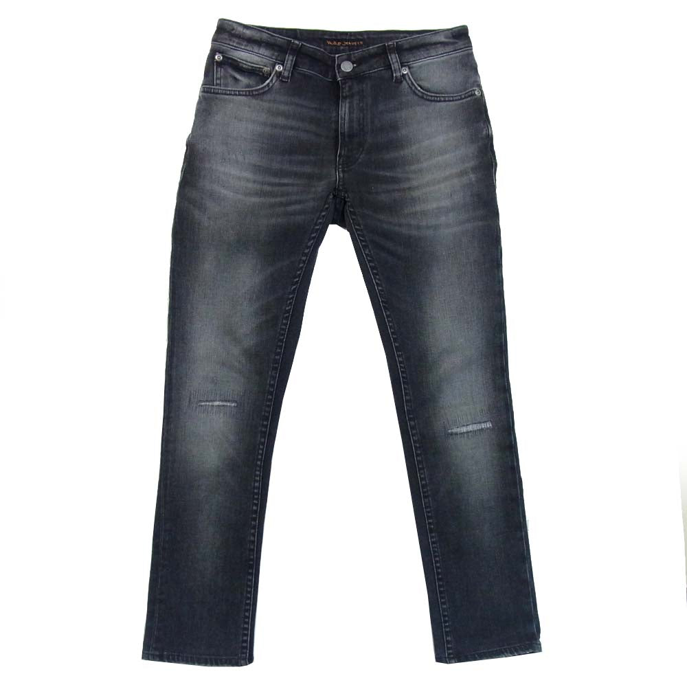 Nudie Jeans ヌーディージーンズ Skinny Lin スキニー デニムパンツ ブラック系 W28【中古】