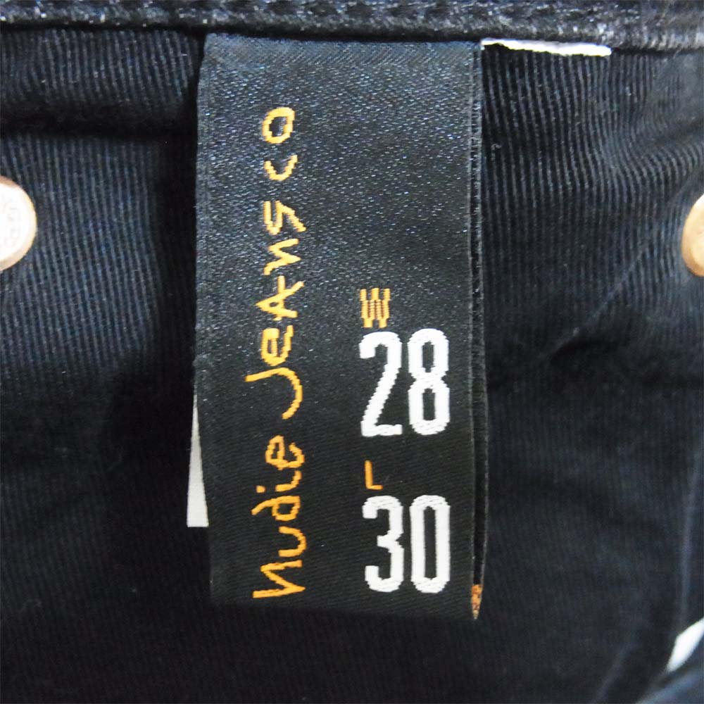 Nudie Jeans ヌーディージーンズ Skinny Lin スキニー デニムパンツ ブラック系 W28【中古】