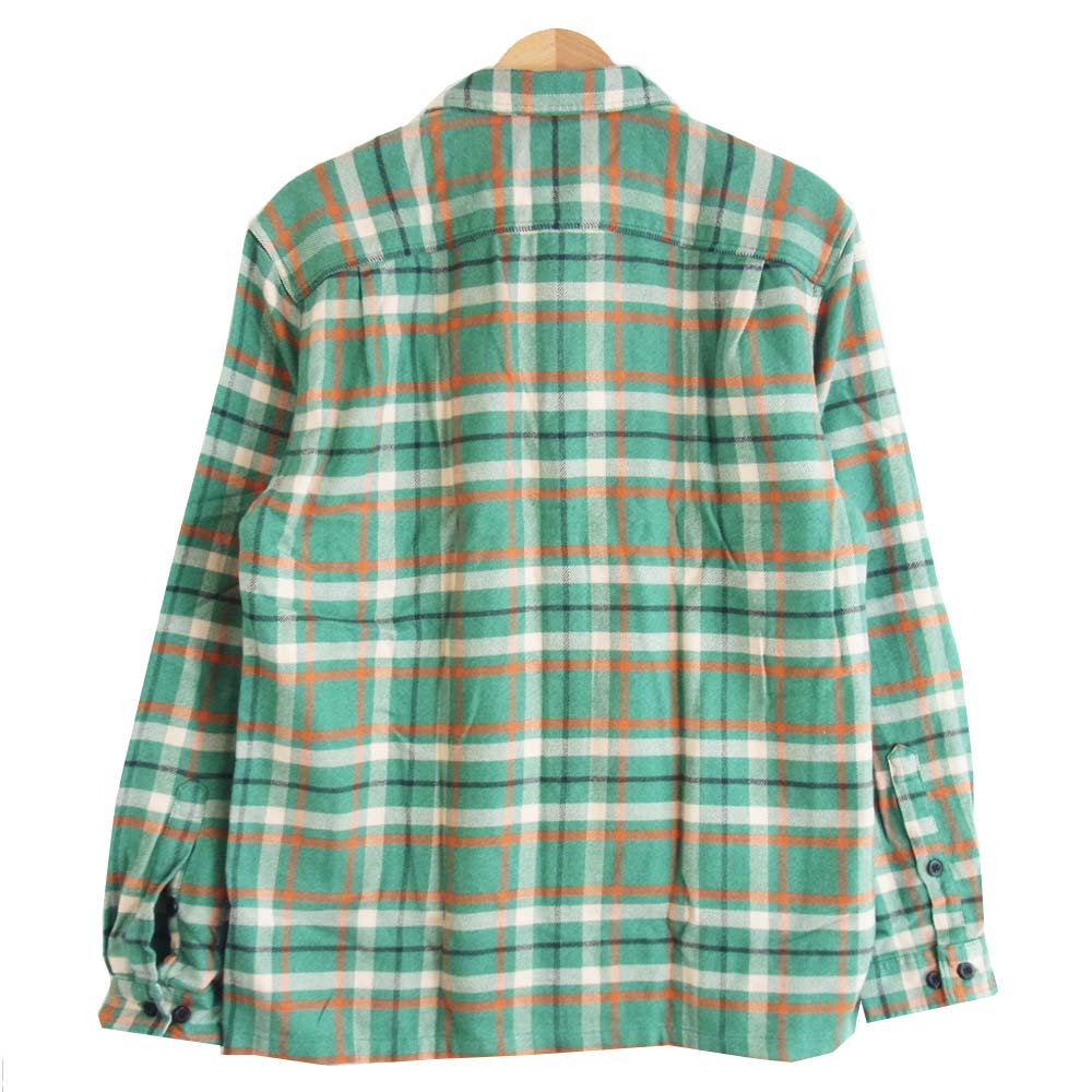 patagonia パタゴニア 53947 Fjord Flannel Shirt IEGR ロングスリーブ フィヨルド フランネル シャツ チェック グリーン系 M【新古品】【未使用】【中古】