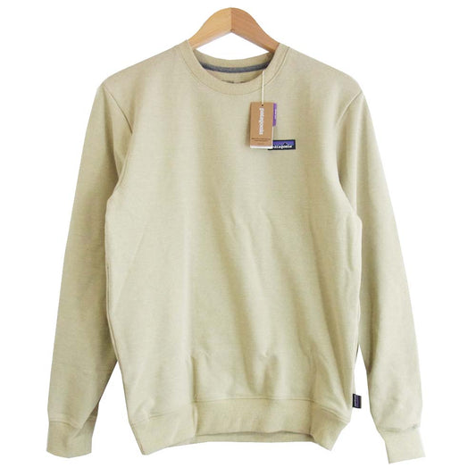 patagonia パタゴニア 39543  P-6 Label Uprisal Crew Sweatshirt ラベル アップライザル クルー スウェットシャツ ベージュ系 S【新古品】【未使用】【中古】