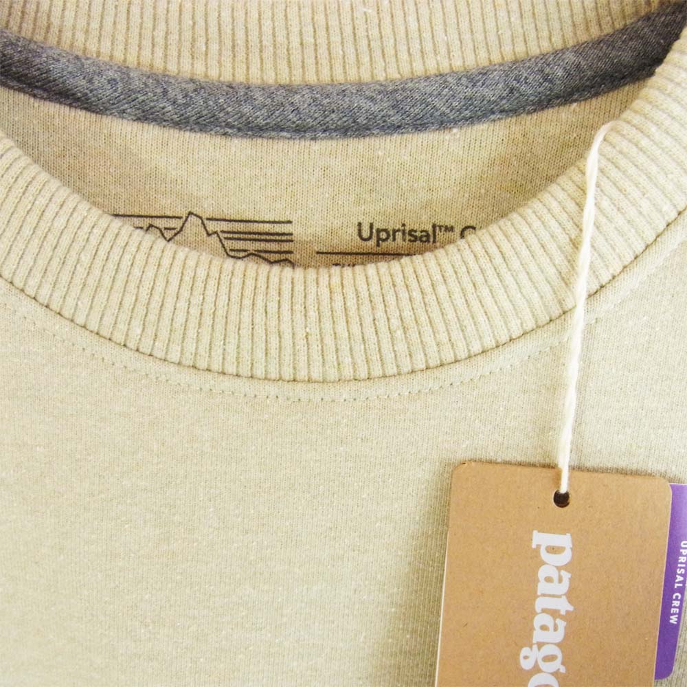 patagonia パタゴニア 39543  P-6 Label Uprisal Crew Sweatshirt ラベル アップライザル クルー スウェットシャツ ベージュ系 S【新古品】【未使用】【中古】