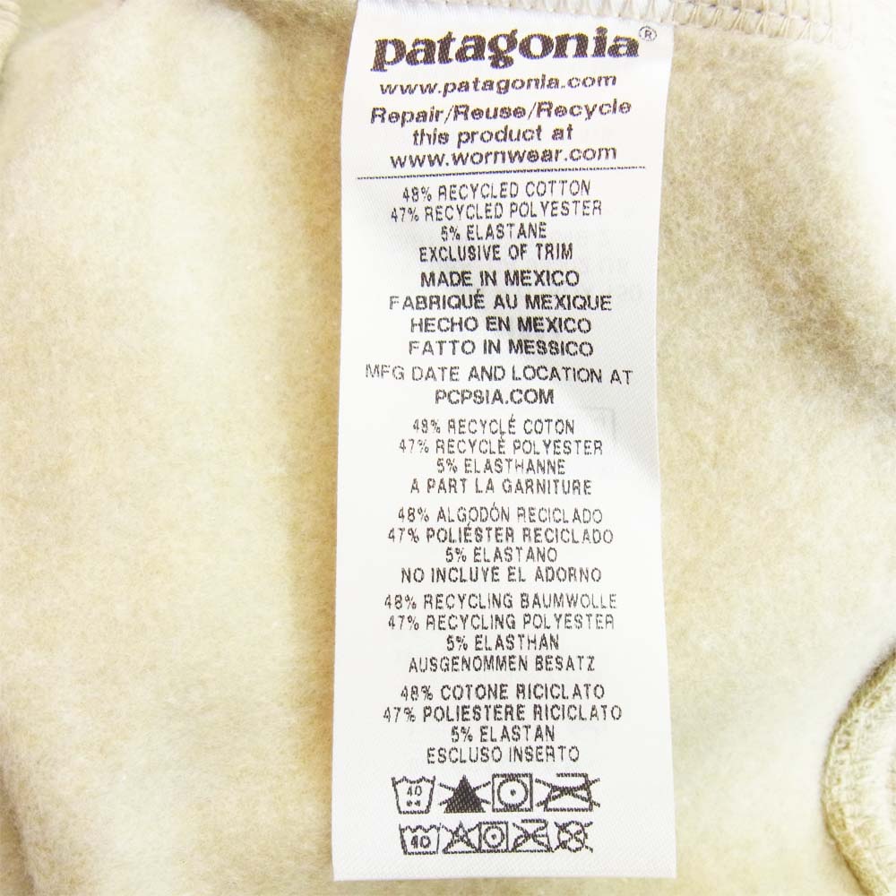 patagonia パタゴニア 39543  P-6 Label Uprisal Crew Sweatshirt ラベル アップライザル クルー スウェットシャツ ベージュ系 S【新古品】【未使用】【中古】