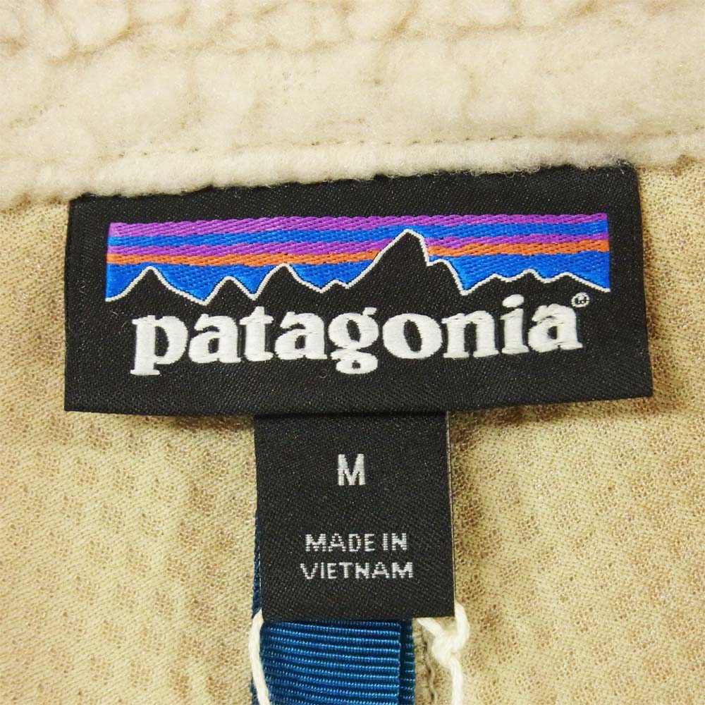 patagonia パタゴニア 23056 Classic Retro-X Jacket Natural クラシック レトロX フリース ジャケット ナチュラル ベージュ系 M【新古品】【未使用】【中古】