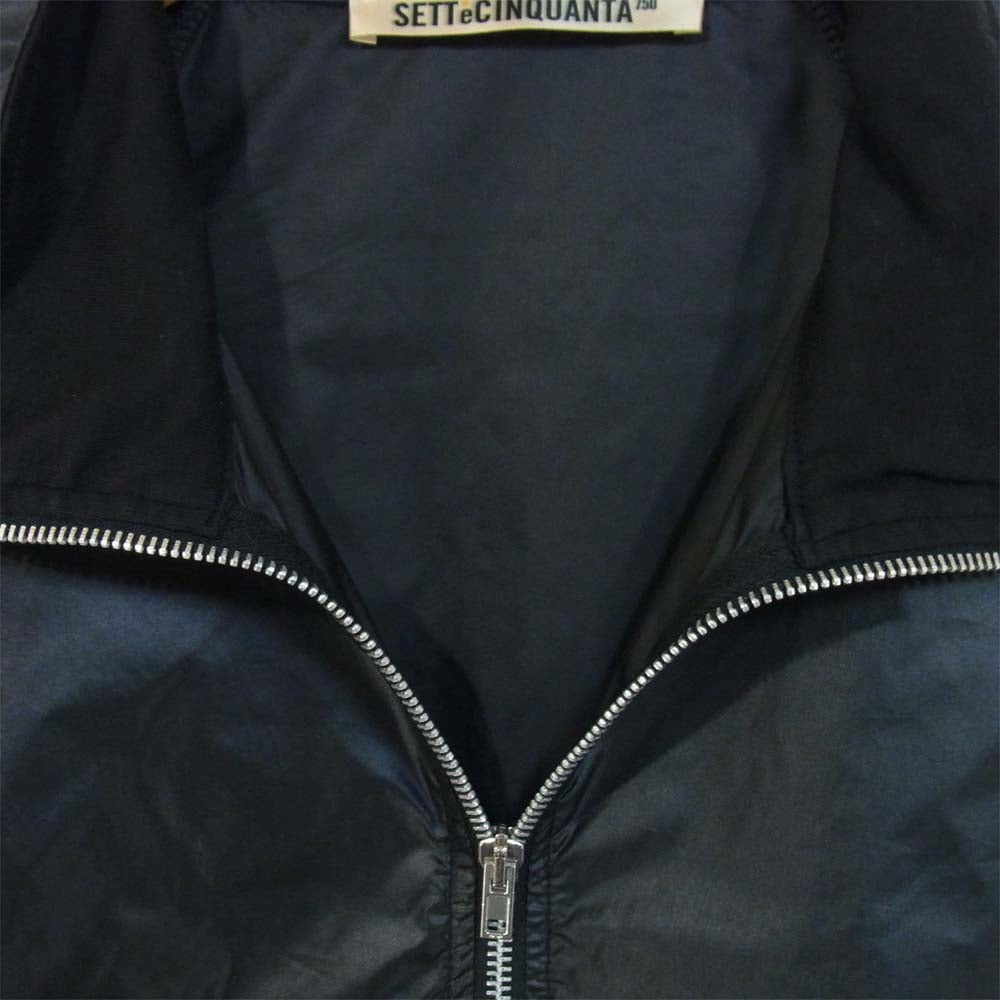 チンクワンタ イタリア製 ジップアップ ジャケット ブラック系 S【美品】【中古】