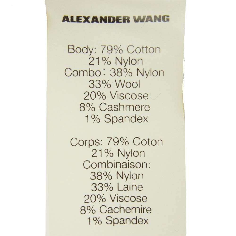 ティーバイアレキサンダーワン メランジ クルーネック スウェット トレーナー ダークグレー系 XS【中古】