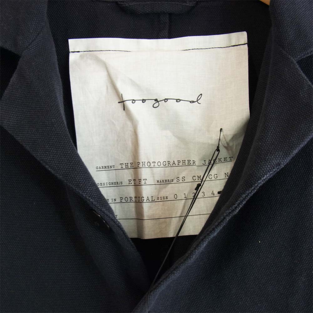 トゥーグッド 20AW 1381996 THE PHOTOGRAPHER JACKET フォトグラファー ジャケット ウォッシュ加工 ブラック系 5【新古品】【未使用】【中古】