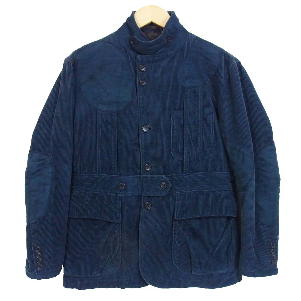 Engineered Garments エンジニアードガーメンツ 裏地ペイズリー コーデュロイ ハンティング ジャケット ネイビー系 XS【中古】