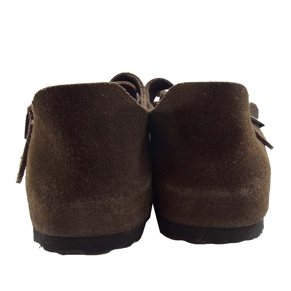 BIRKENSTOCK ビルケンシュトック SALZBURG ザルツブルグ スウェード シューズ ブラウン系 26.5㎝【中古】