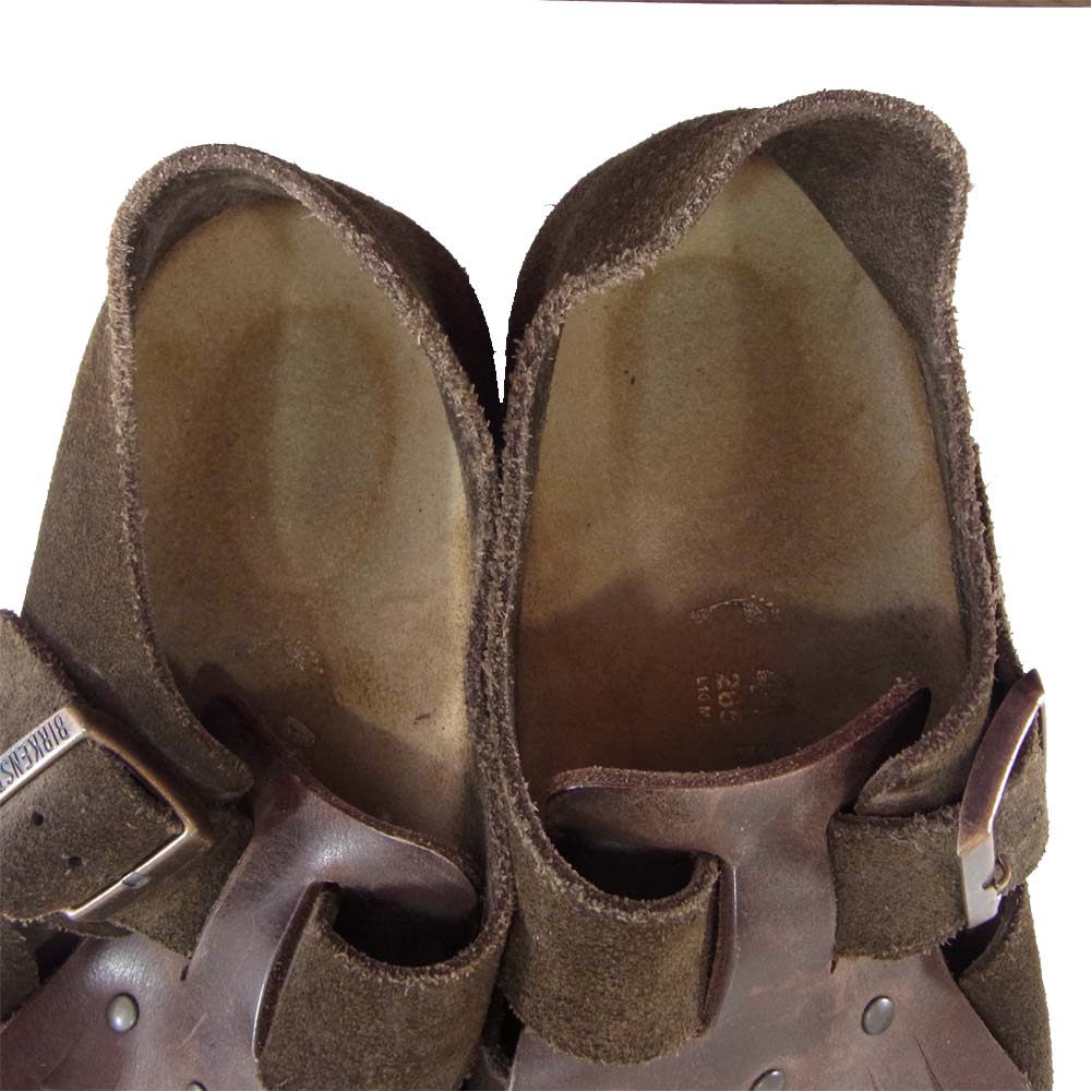BIRKENSTOCK ビルケンシュトック SALZBURG ザルツブルグ スウェード シューズ ブラウン系 26.5㎝【中古】