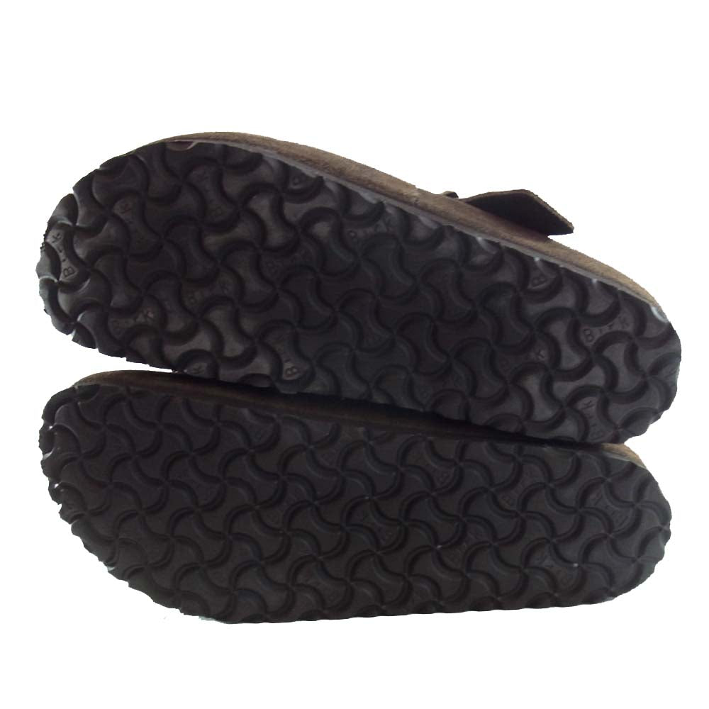 BIRKENSTOCK ビルケンシュトック SALZBURG ザルツブルグ スウェード シューズ ブラウン系 26.5㎝【中古】