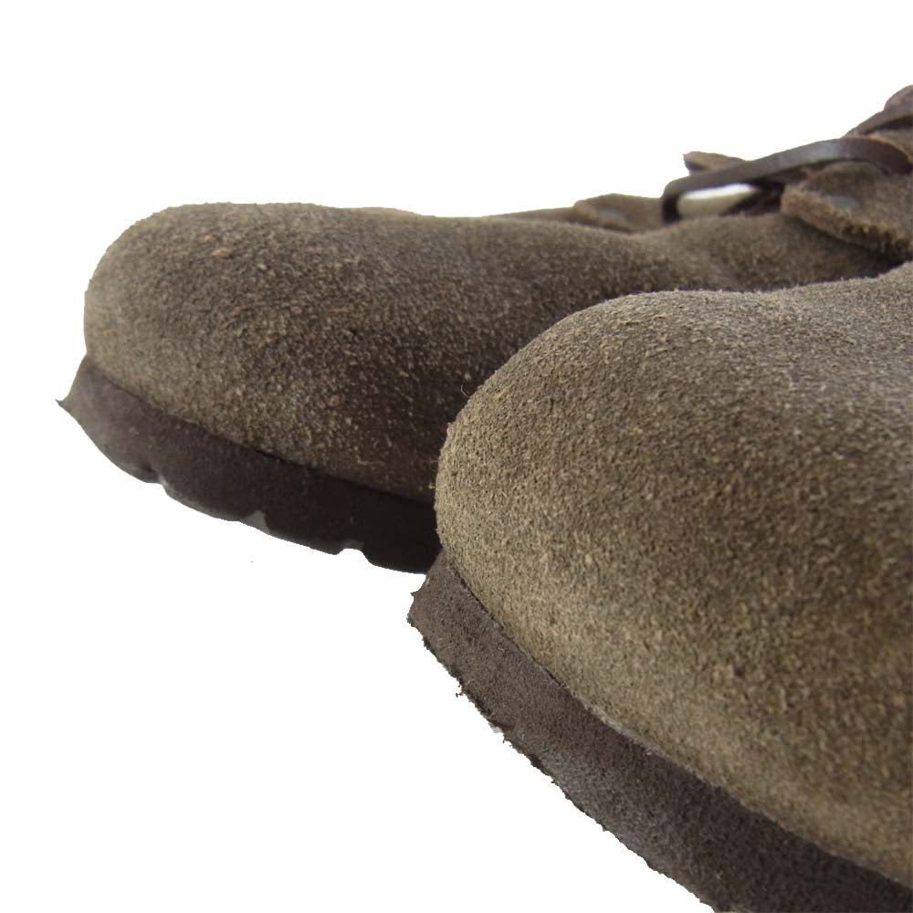 BIRKENSTOCK ビルケンシュトック DUNDEE ダンディー スウェード シューズ ブラウン系 41【中古】