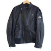 ジェイプレス NW-0313 ナンバリングパッチ ゴートレザー セミダブル ライダース ジャケット ブラック系 M【中古】