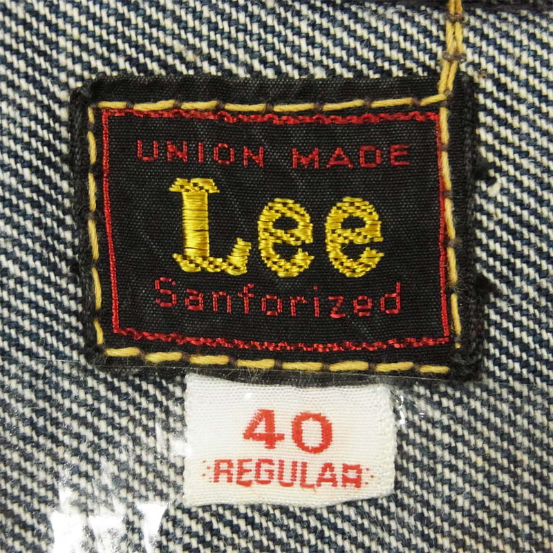 Lee リー 1013 1946復刻 3rdタイプ Gジャン デニム ジャケット 中国製 インディゴブルー系 40【中古】
