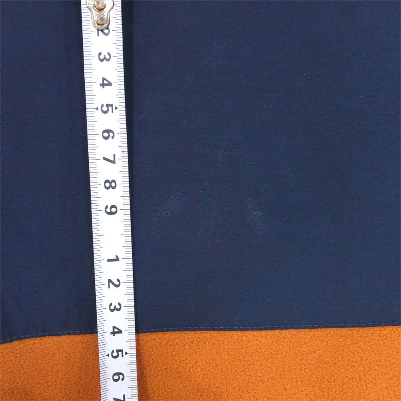ベイフロー BM1810SK01 ナイロン切替 胸刺繍 フリース ジャケット オレンジ×ネイビー系 3【中古】