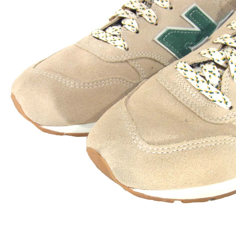 NEW BALANCE ニューバランス MRL996SA スエード ローカット スニーカー ベージュ系 US9【美品】【中古】