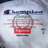 Supreme シュプリーム × チャンピオン Champion 15SS Warm Up Pullover オフホワイト系 S【極上美品】【中古】