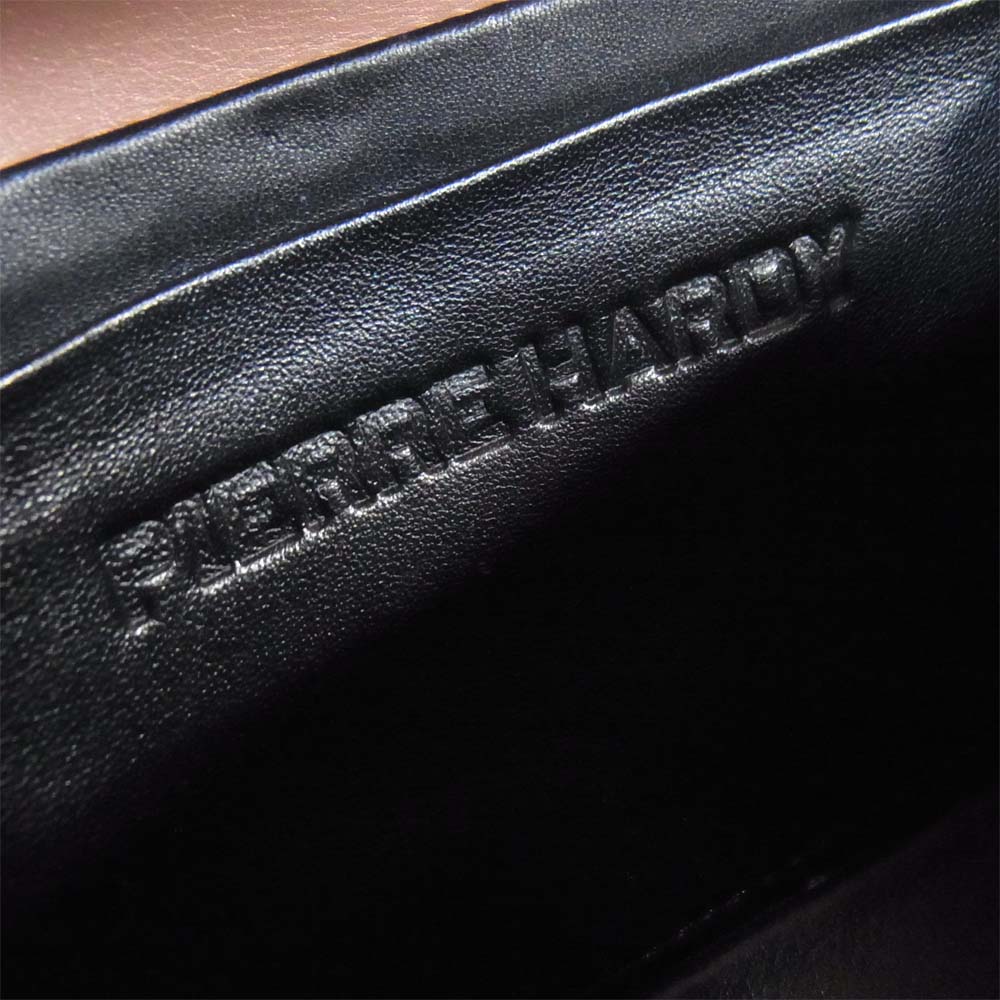 PIERRE HARDY ピエールアルディ Alpha suede cross-body bag アルファ スエード クロス ボディ バッグ イエロー×ブラウン系【新古品】【未使用】【中古】